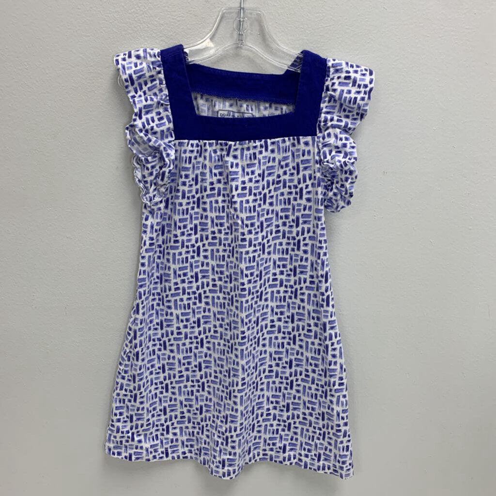 5: Brush Color Ruffle Sleeve Swing Dress