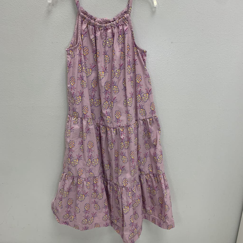8: Pineapples Tiered Ruffle Summer Dress