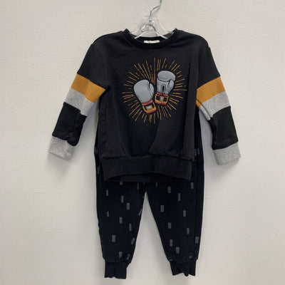 12M: Boxing Gloves Sweatshirt + Jogger Set