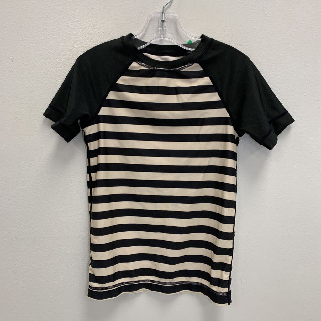 5: Striped Rash Guard Top
