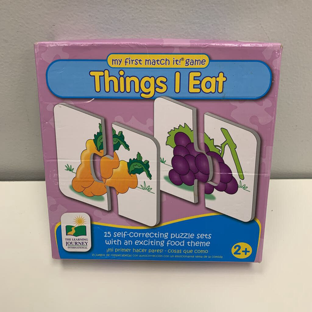 Things I Eat Self Correcting Puzzle Sets