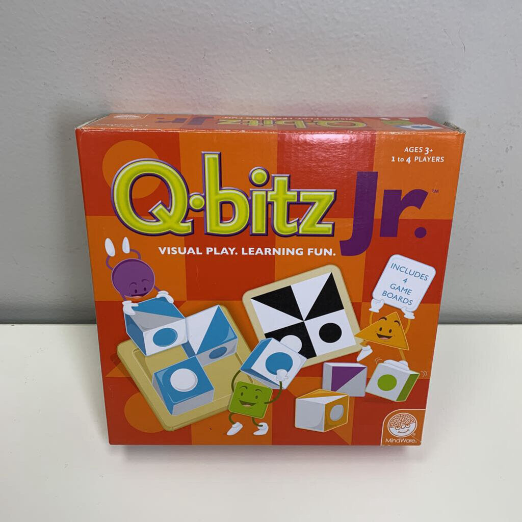 Q-bitz Jr. Visual Play. Learning Fun.