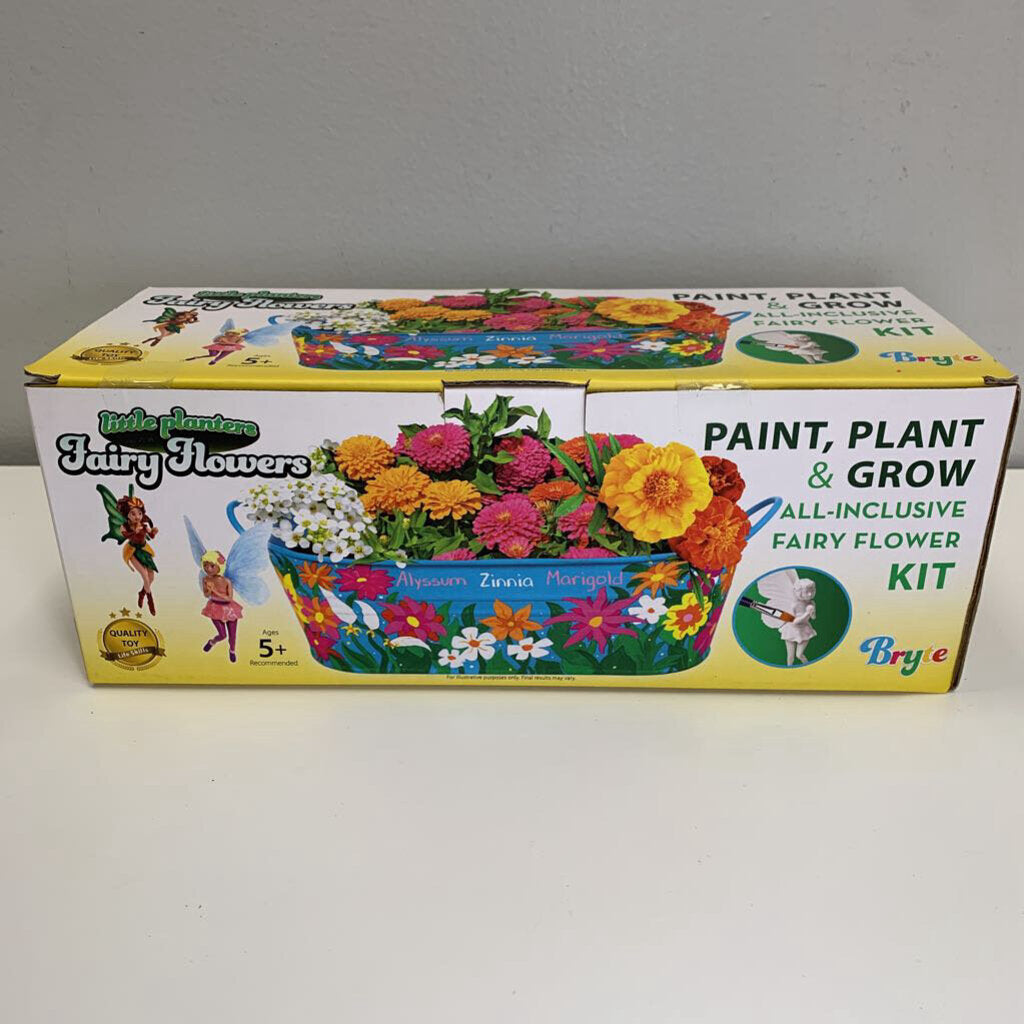 Fairy Flowers Paint, Plant & Grow Kit NIB