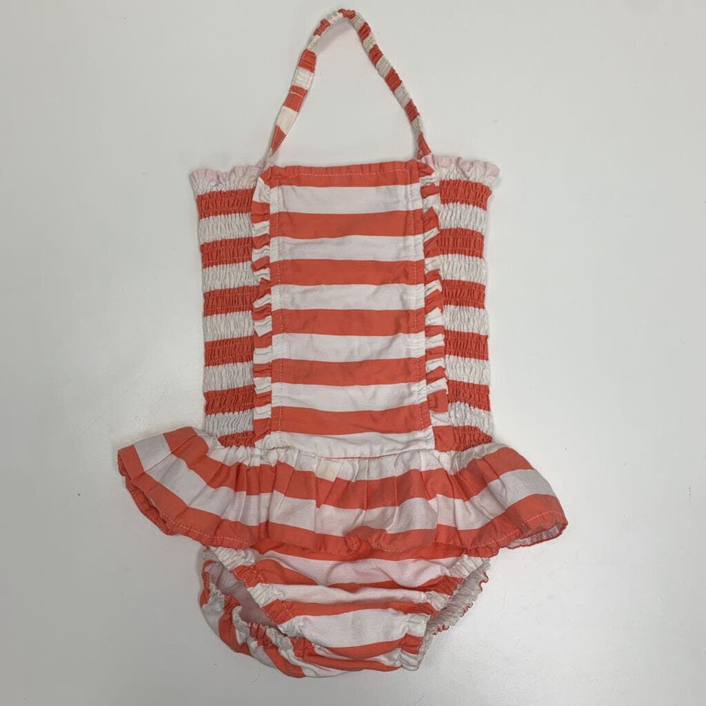 6Y: Ruched Sunsuit AS IS