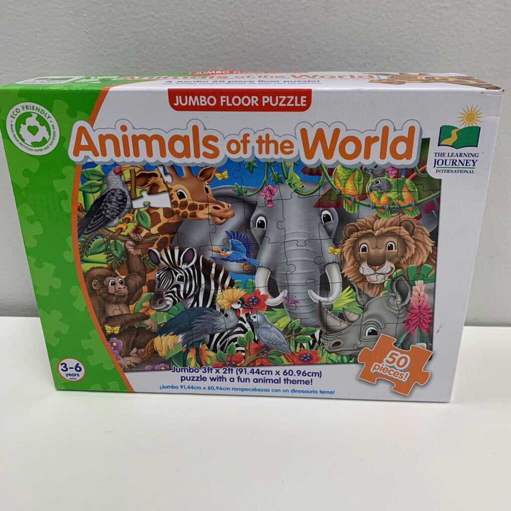 Jumbo Floor Puzzle - Animals of the World