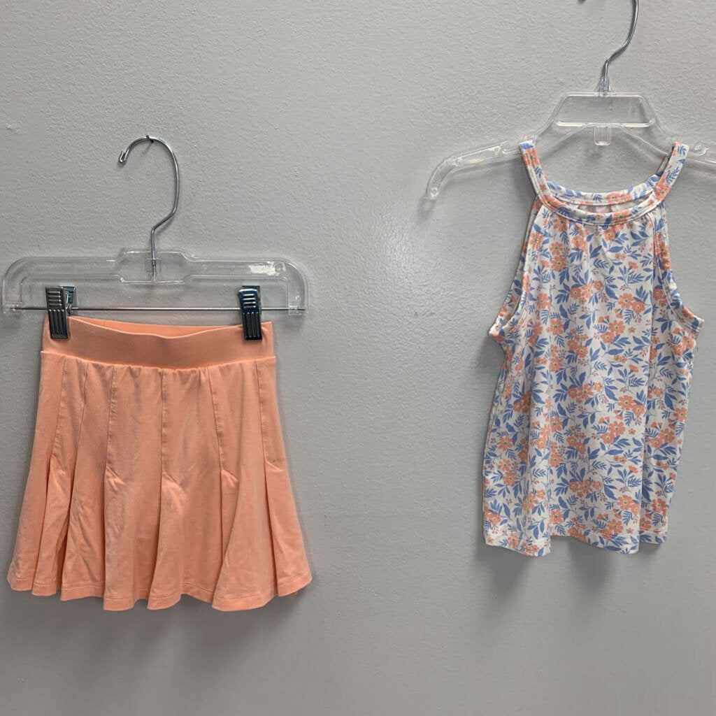 3: Halter Tank + Pleated Skort (Size 2-3) Set