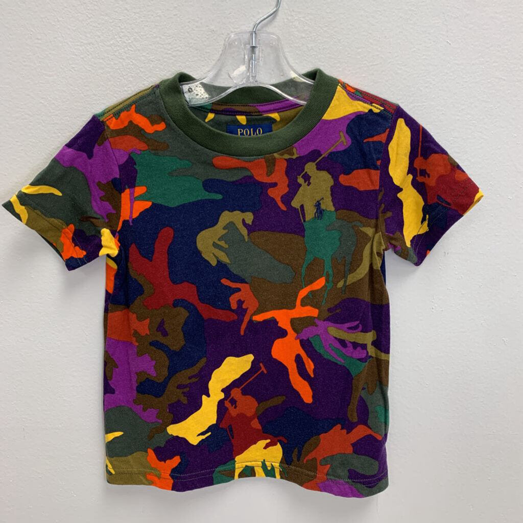 2-2T: Camouflage Polo T-Shirt