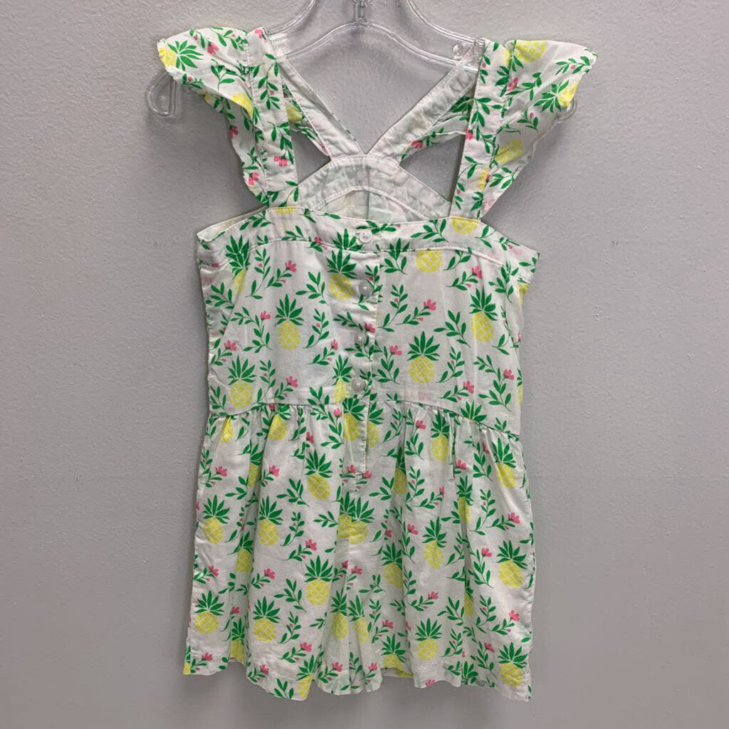 4: Pineapple Ruffle Strap Romper