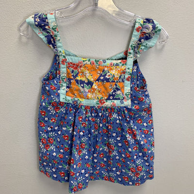 3-3T: Floral Patchwork Tank Top