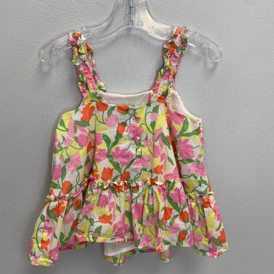 4: Floral Peplum Tank Top