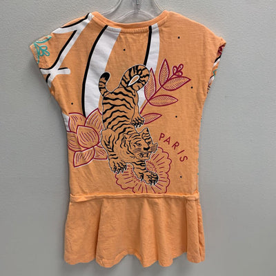4: Tiger Elephant Drop Waist Dress