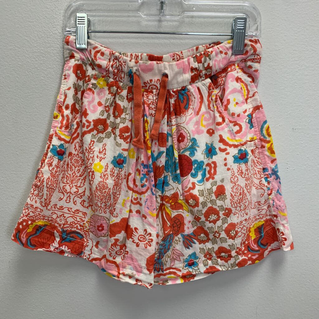 6-7: Drawstring Floral Skirt