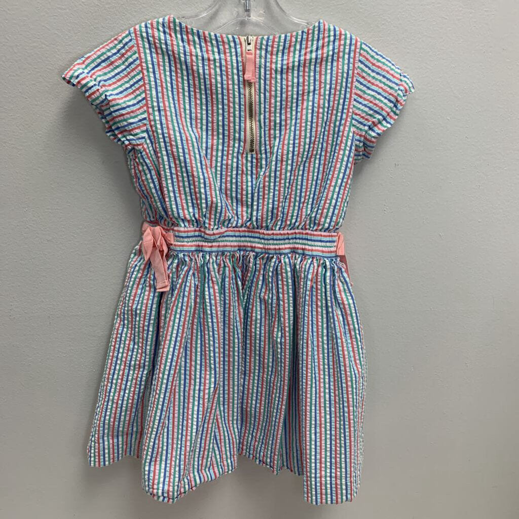 4: Seersucker Lined Dress w/ Elastic Waist