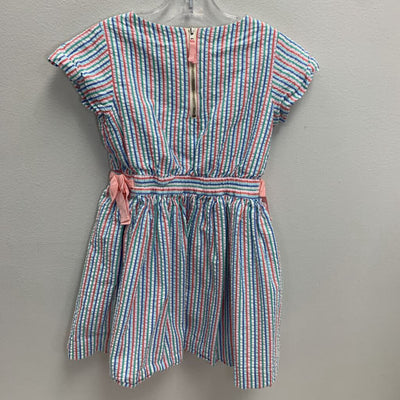 4: Seersucker Lined Dress w/ Elastic Waist