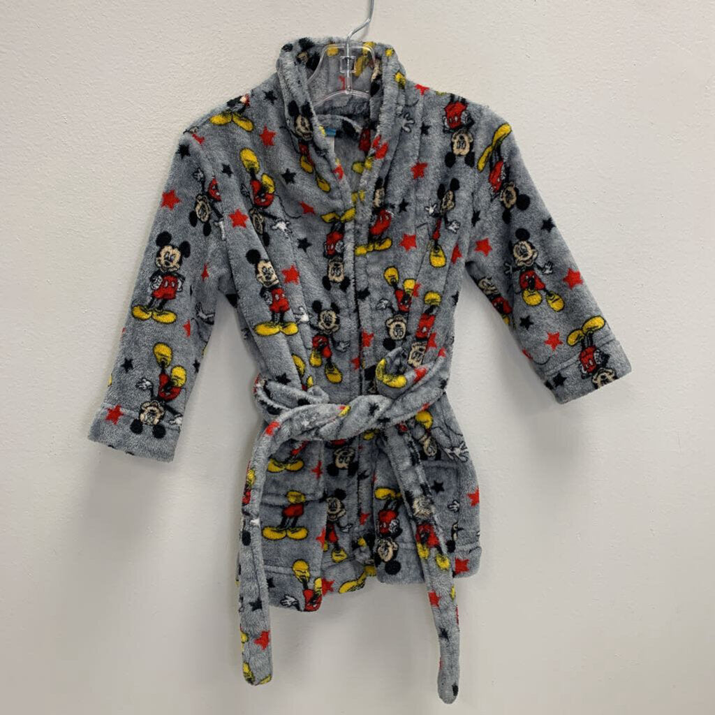 2T: Mickey Mouse Fleece Bathrobe