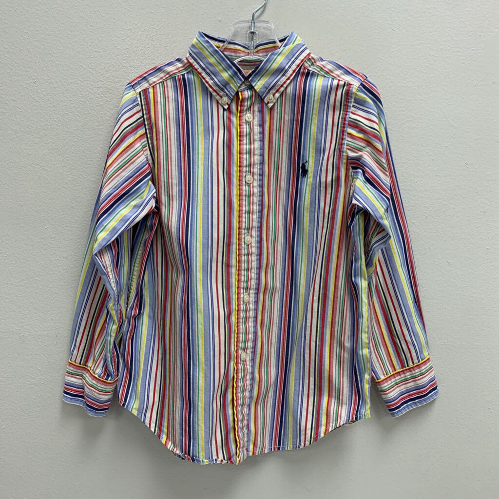 5: Striped Collared Shirt