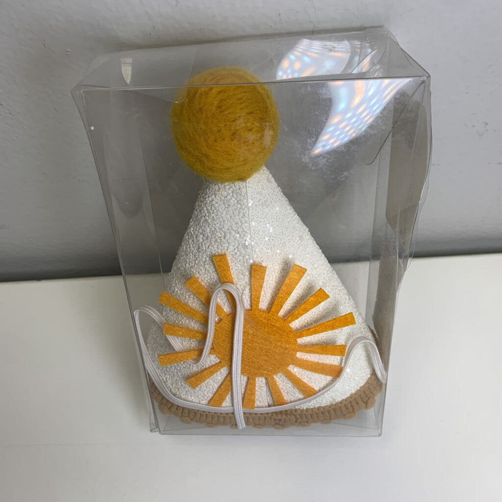 Boho Sunshine First Birthday Hat NIB
