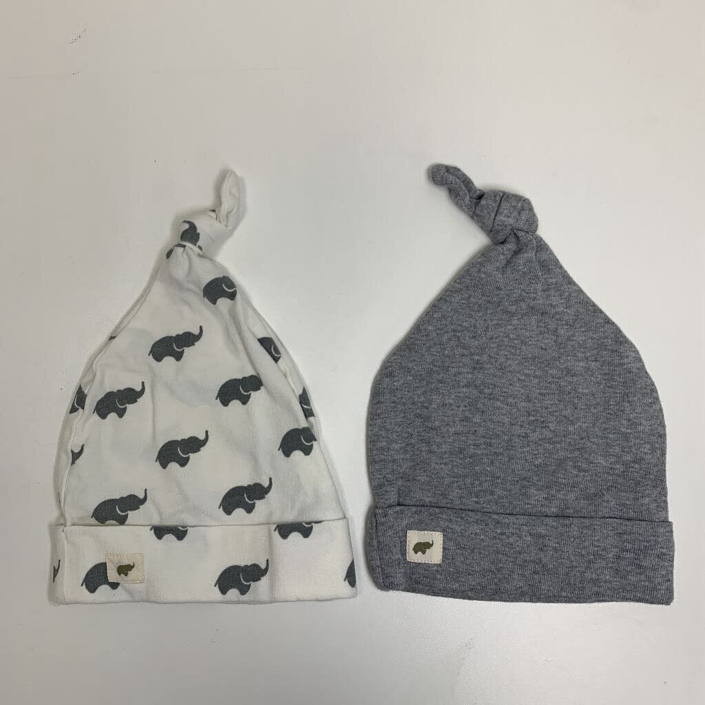 Top Knot Cap 2 Pack - Gray/Elephant