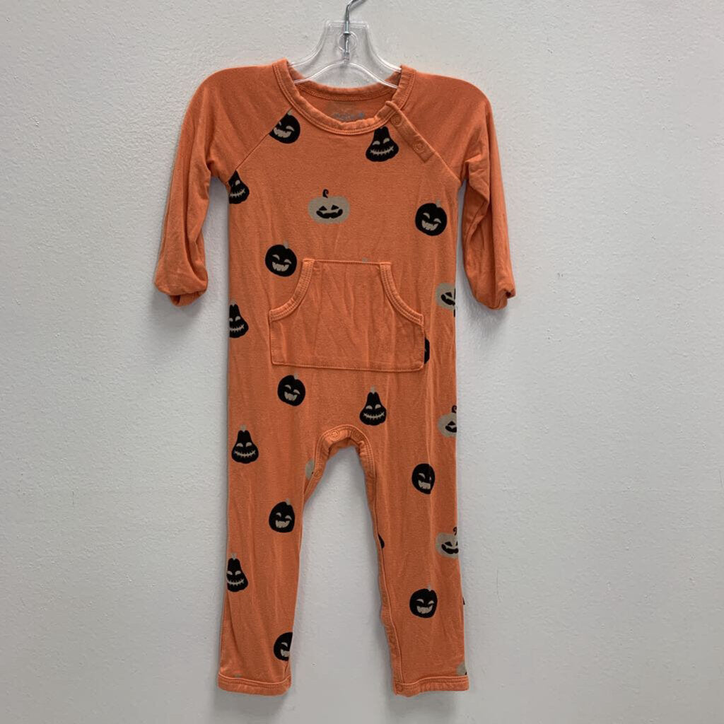 6-12M: Jack-O-Lantern Longalls