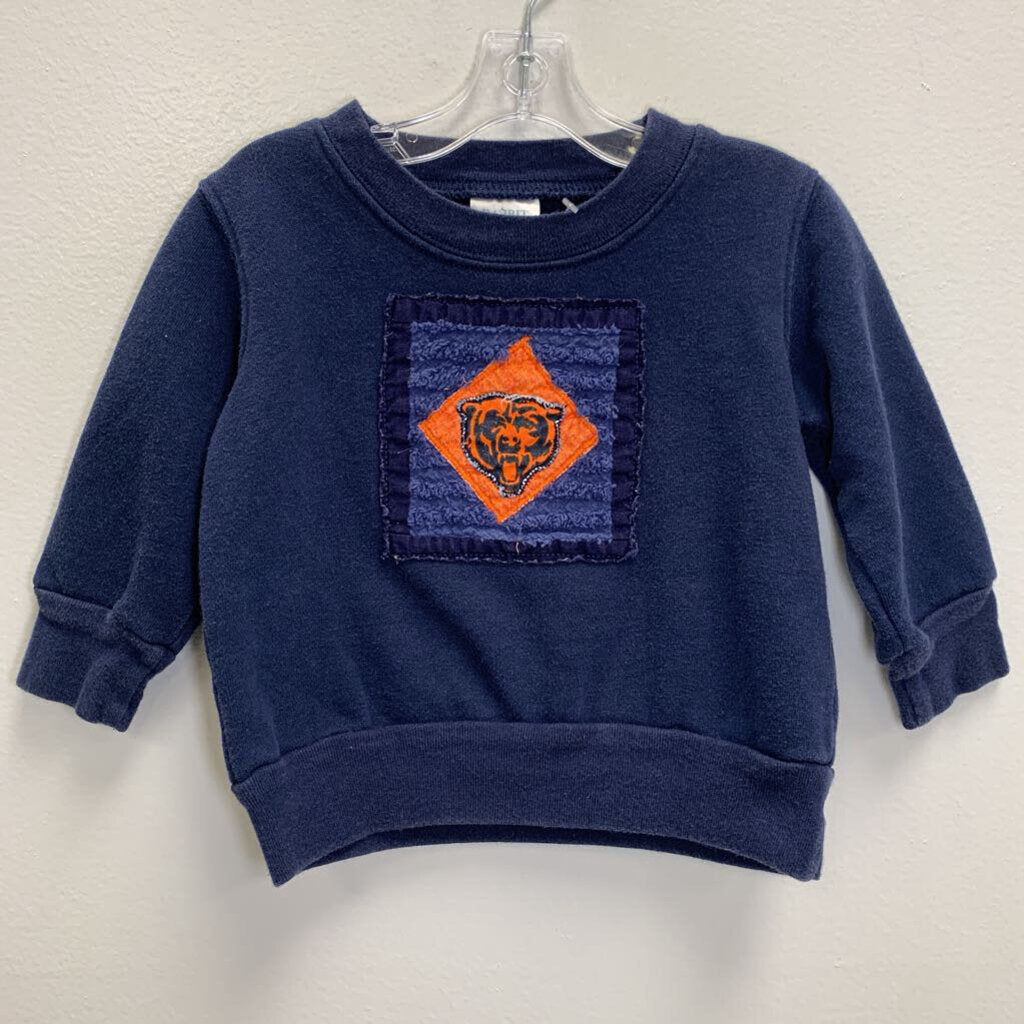 18M: Chicago Bears Applique Crewneck Sweatshirt