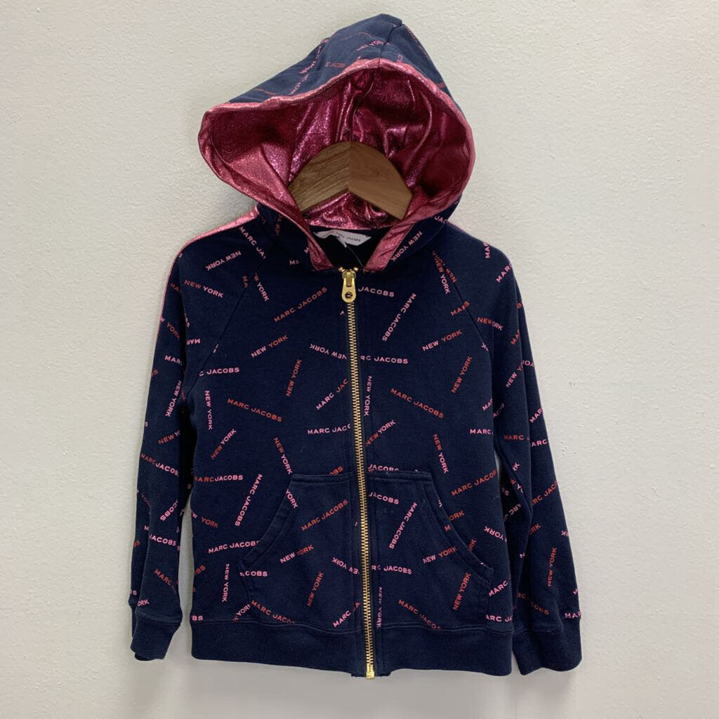 4: Metallic Logo Zip Hoodie