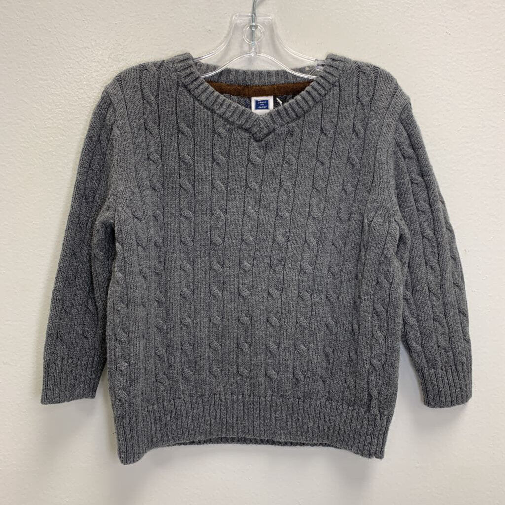 6-12M: Cable Knit Sweater w/ Elbow Patches