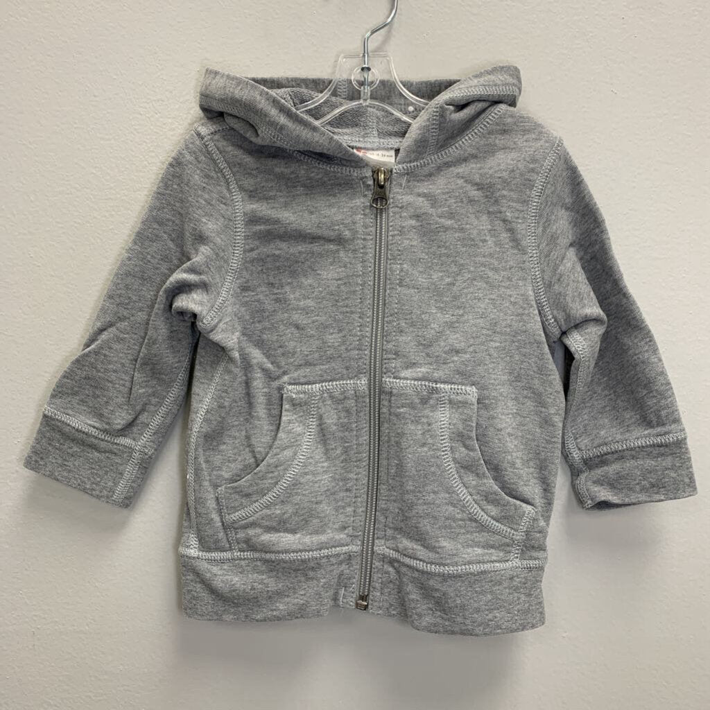 18-24M: French Terry Zippered Hoodie