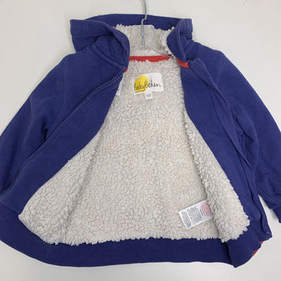 12-18M: Tractor Fleece Lined Hoodie