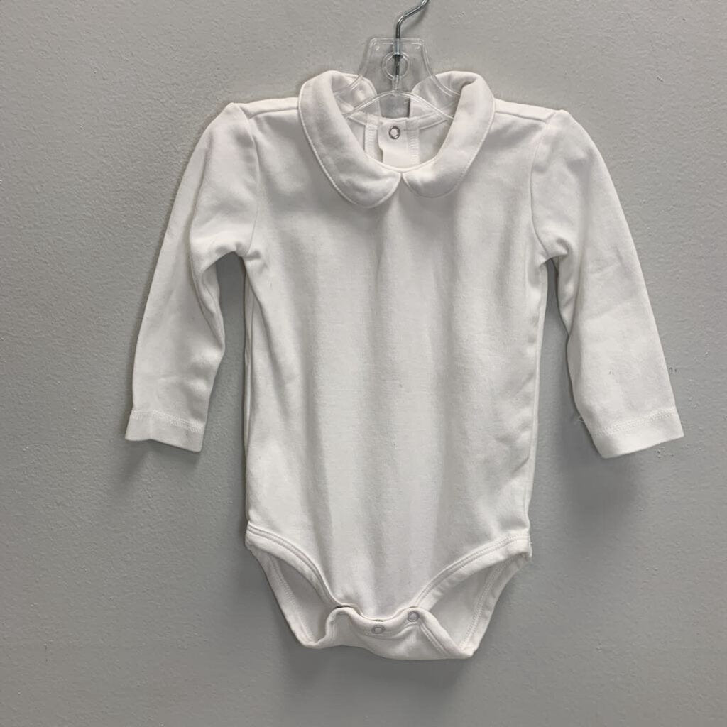 6-9M: Collared Long Sleeve Bodysuit