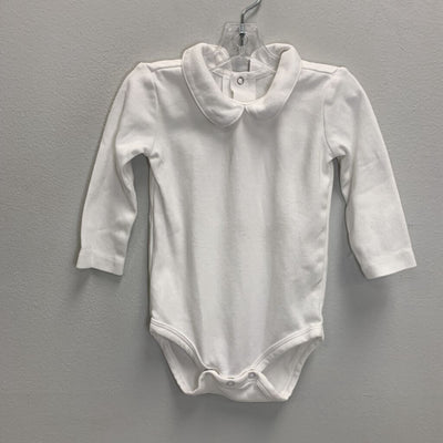 6-9M: Collared Long Sleeve Bodysuit