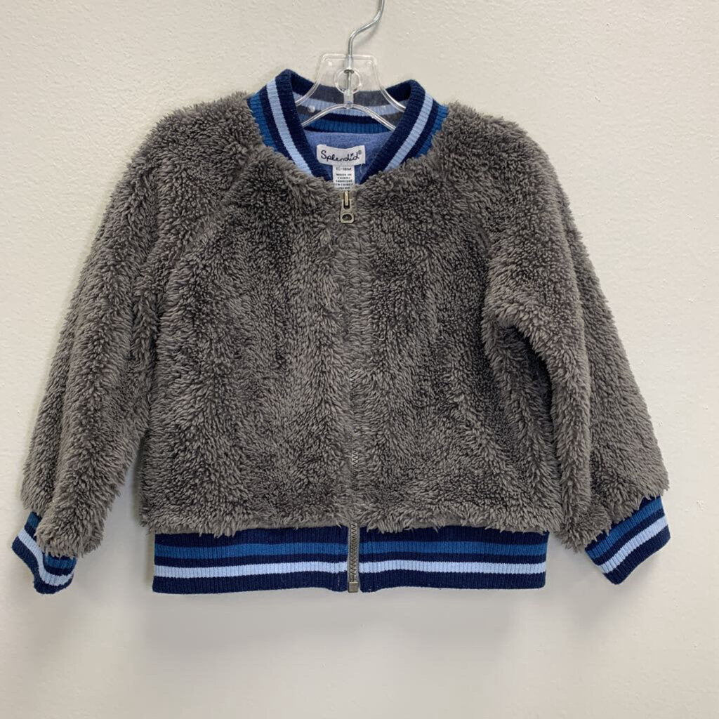 12-18M: Sherpa Bomber Jacket