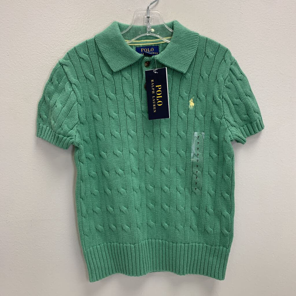 7: Cable Knit Polo NWT