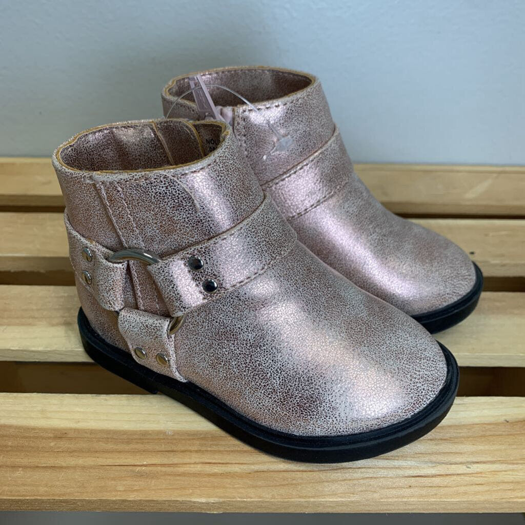 5: Metallic Lulu Moto Bootie