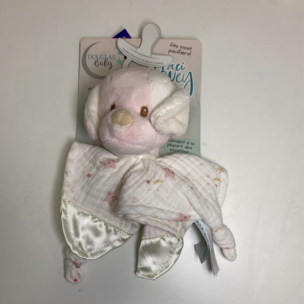 Paci Lovey - Rosy Cream Puppy NWT