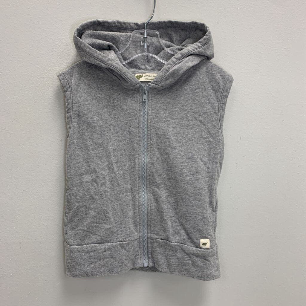 4T: Sleeveless Zippered Hoodie