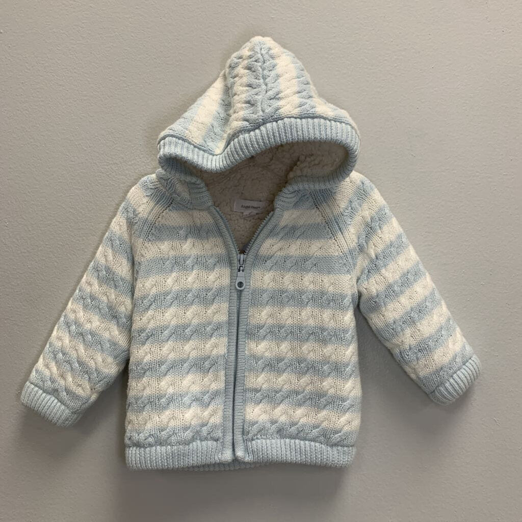 0-6M: Sherpa Zipper Hoodie