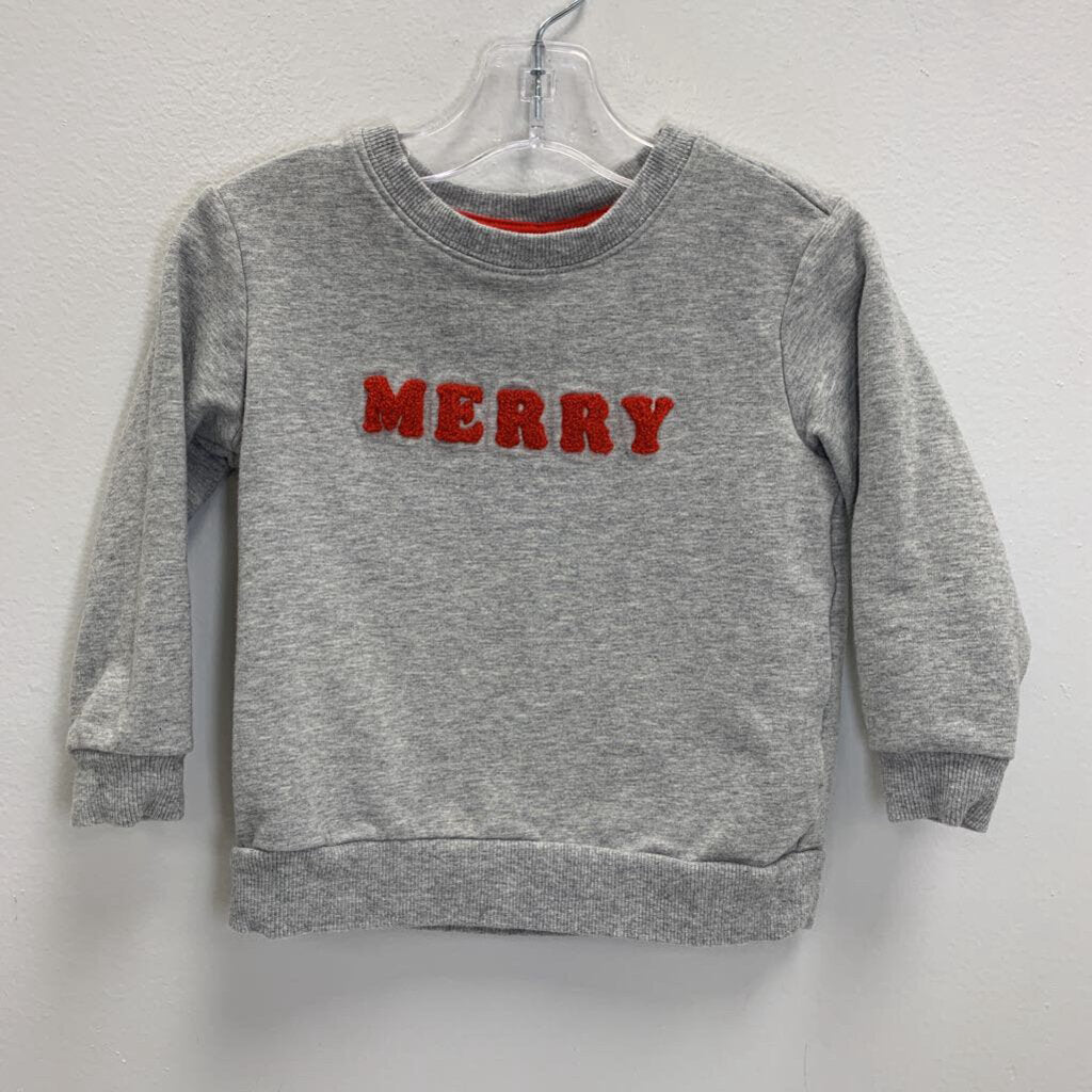 2: Merry Applique Crewneck Sweatshirt