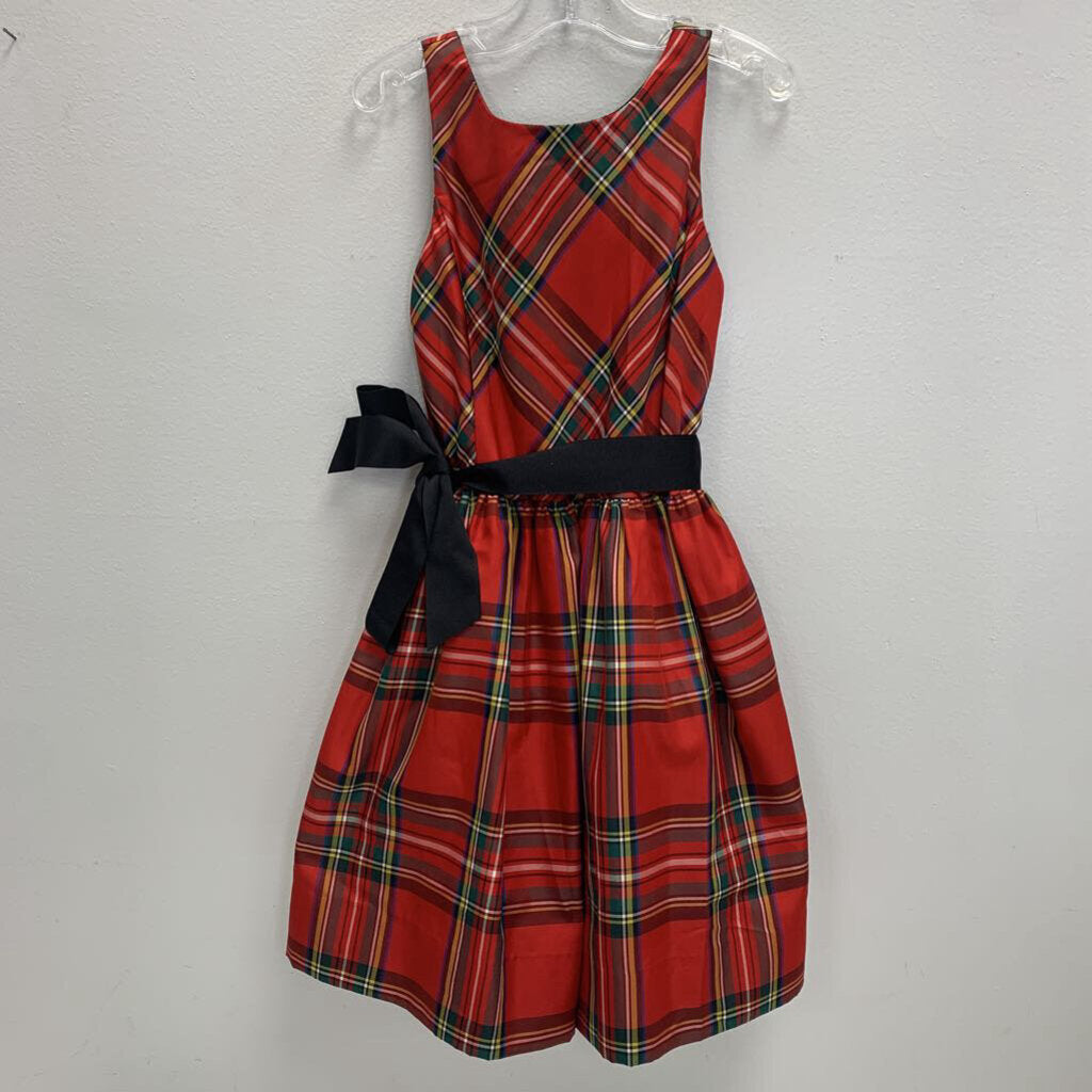 7: Plaid Fit & Flare Taffeta Dress