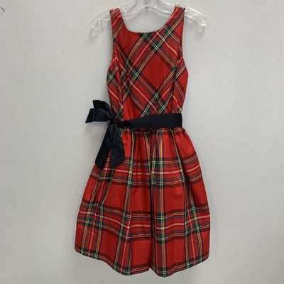 7: Plaid Fit & Flare Taffeta Dress