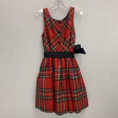 7: Plaid Fit & Flare Taffeta Dress