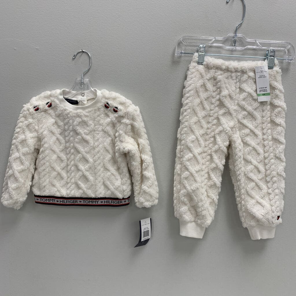 18M: Cable Sherpa Fleece Set NWT