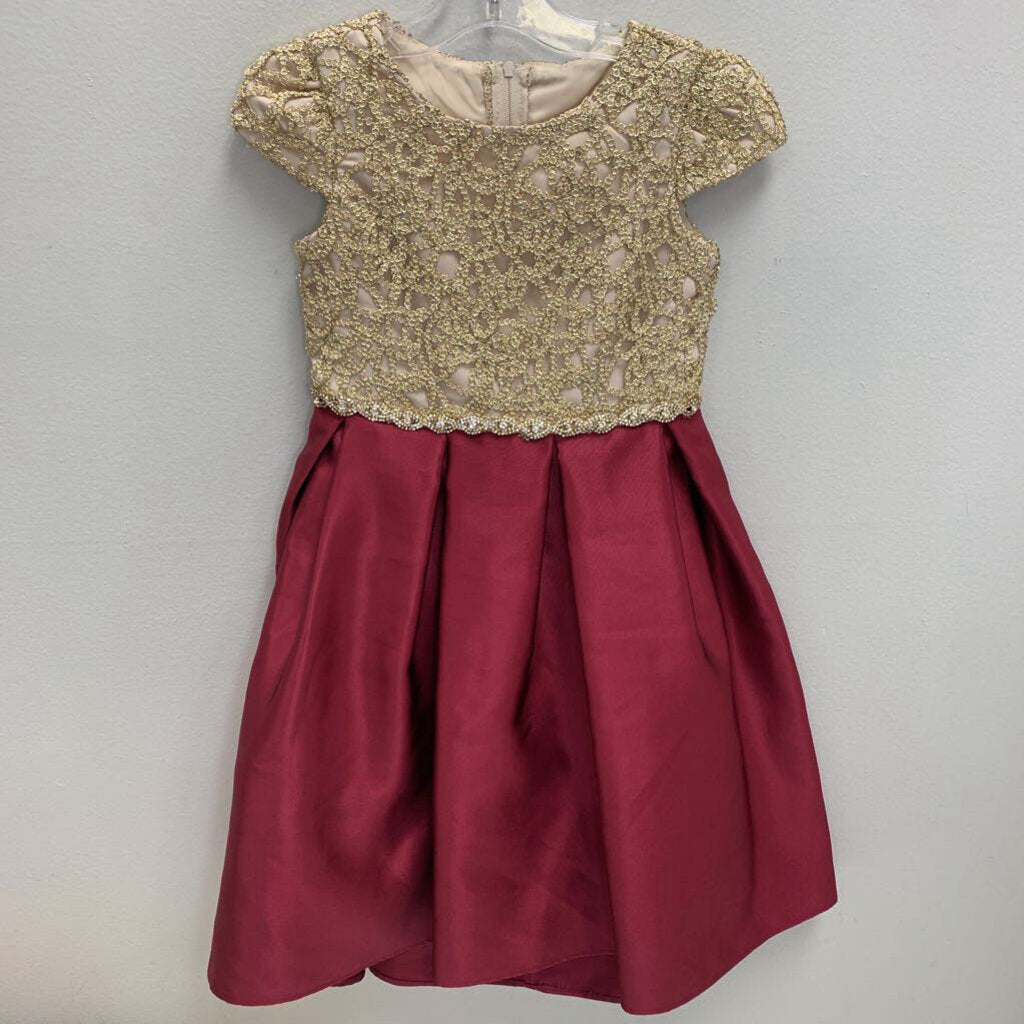 5: Cap Sleeve w/ Cascade Bow Embro Dress