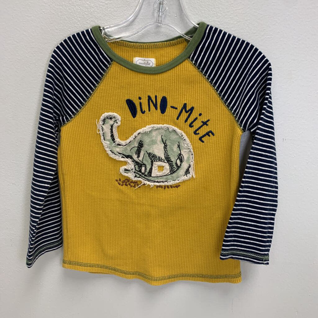 2-3T: Dino-Mite Waffle Shirt