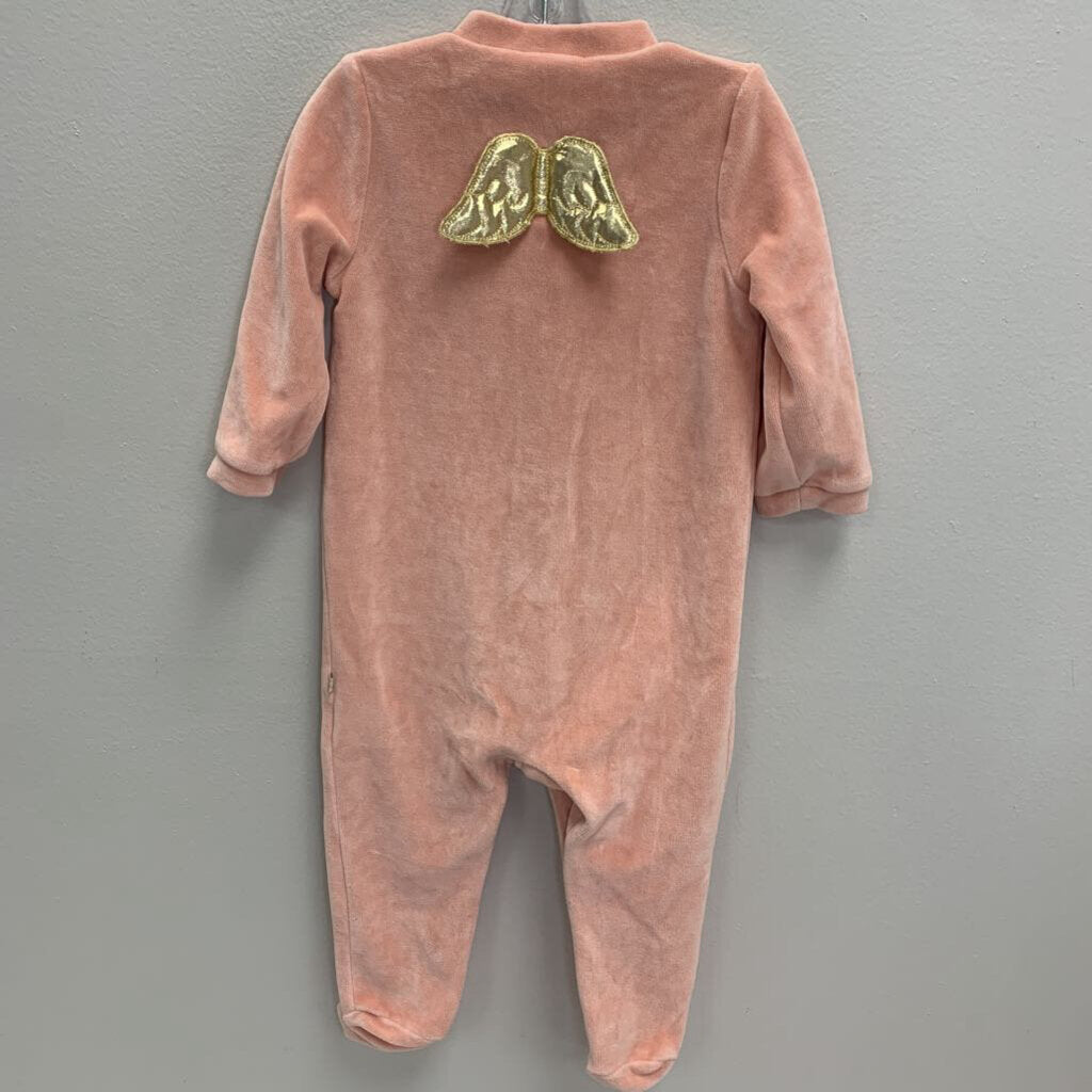 12M: Velour Angel Wing Footie