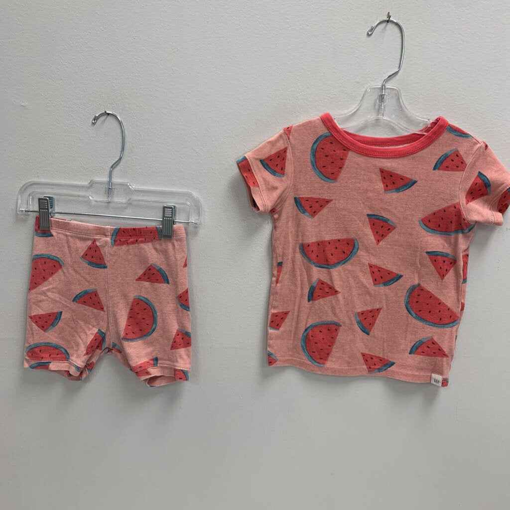 4T: Watermelon Shortie Pajamas