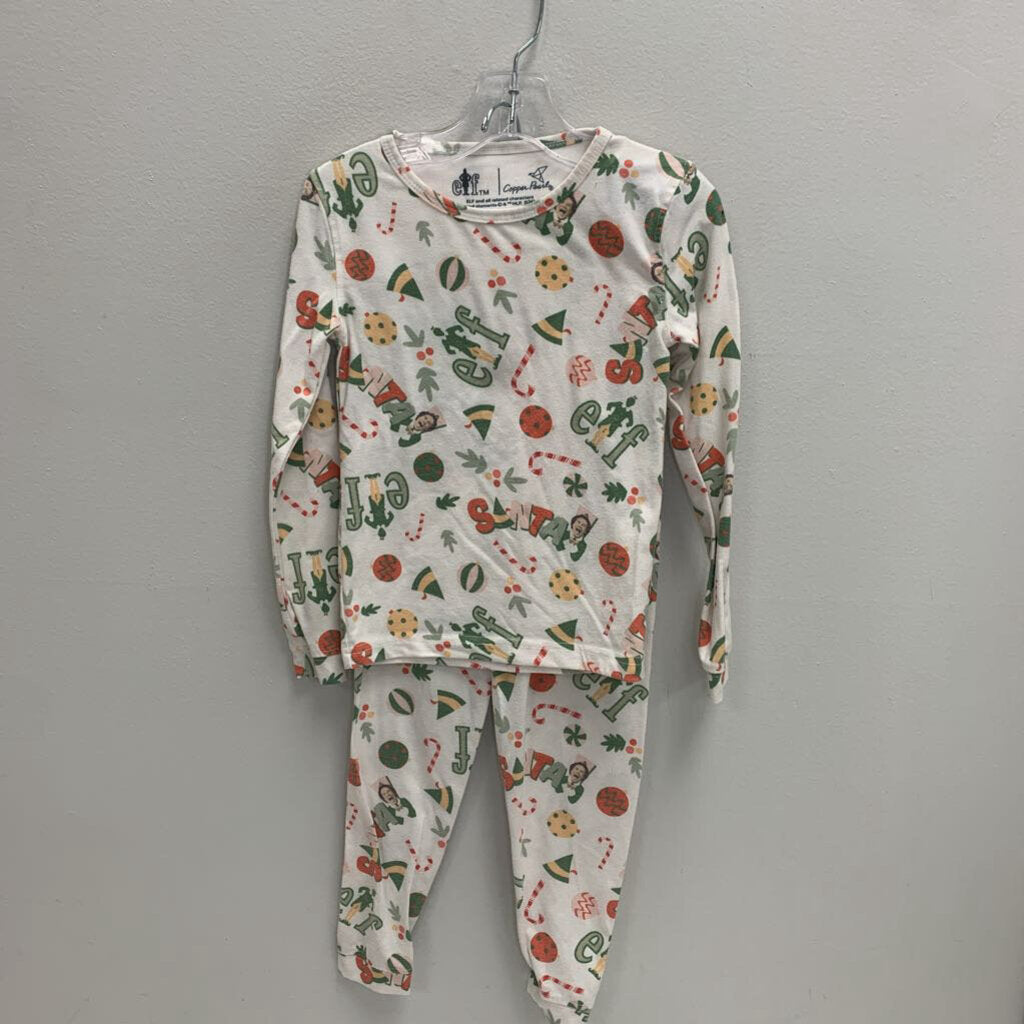 4T: Long Sleeve Pajama Set - Elf