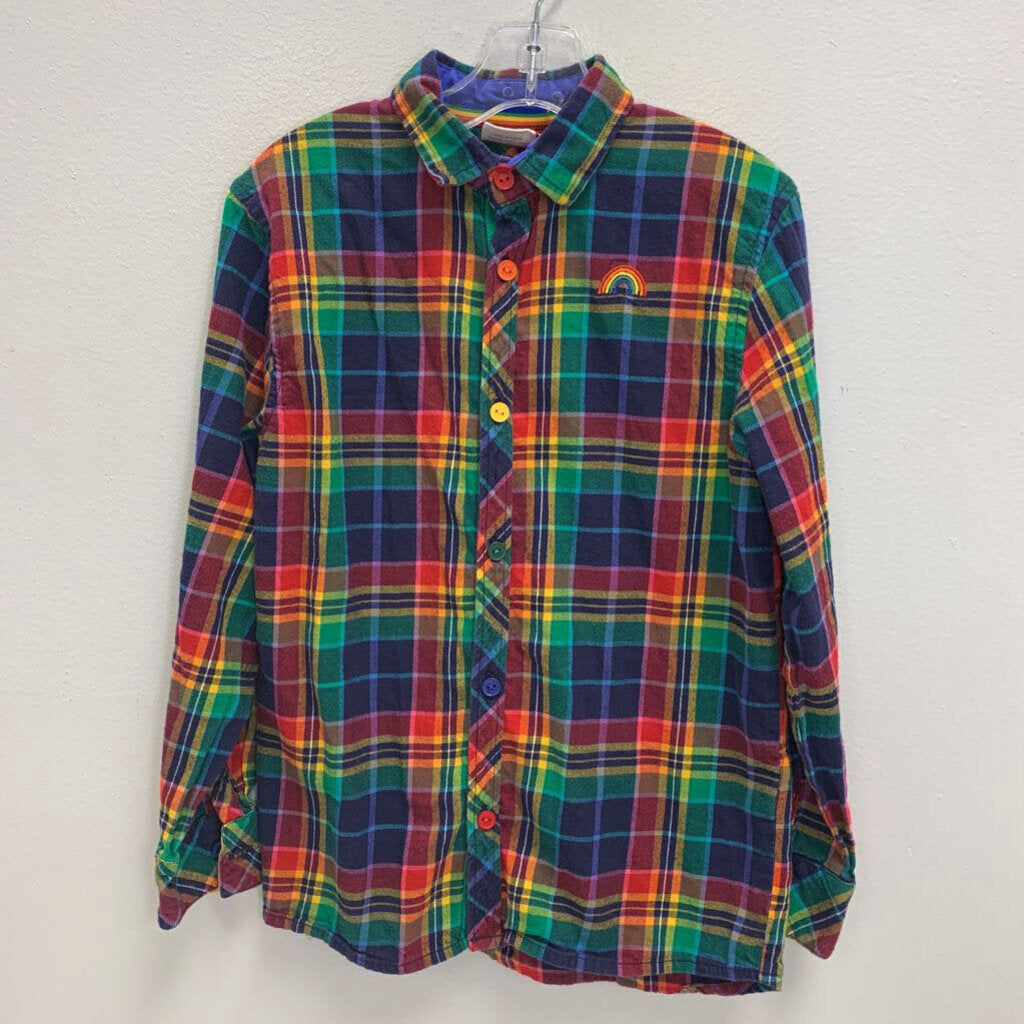 7-8: Multi Rainbow Check Shirt