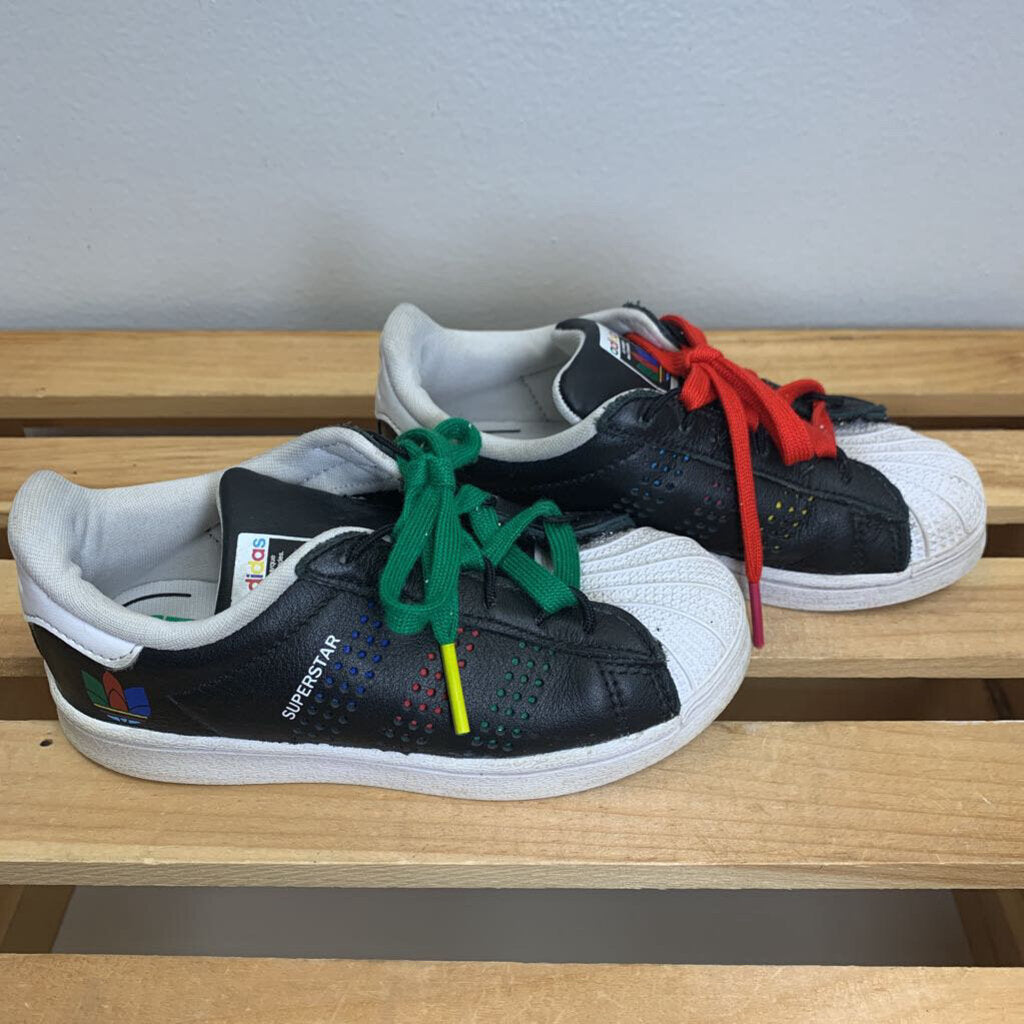 9: Superstar Colorful Trefoil Sneakers