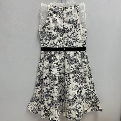 8: Village Floral Ruffle Trim Toile Dress