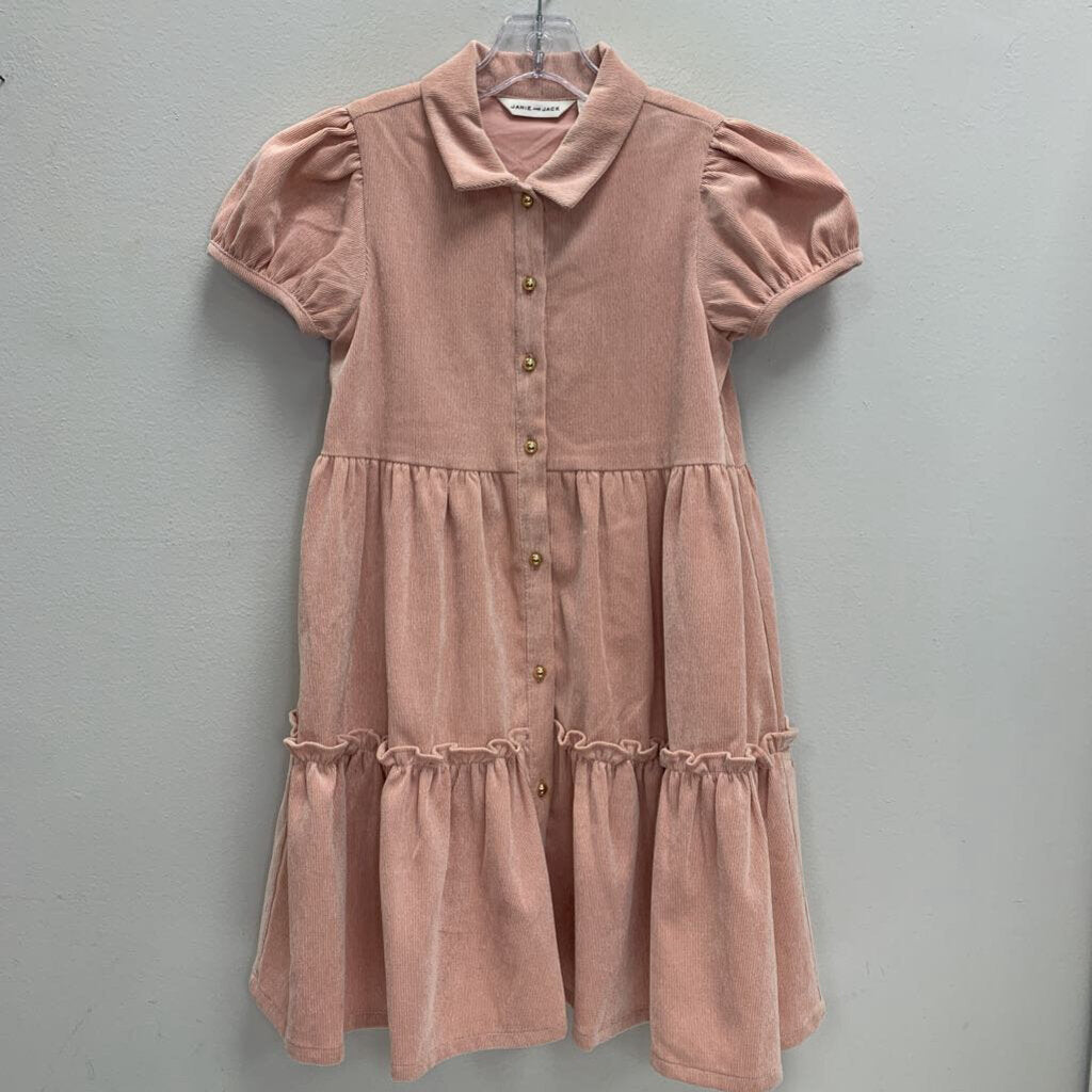 8: Corduroy Puff Sleeve Shirt Dress